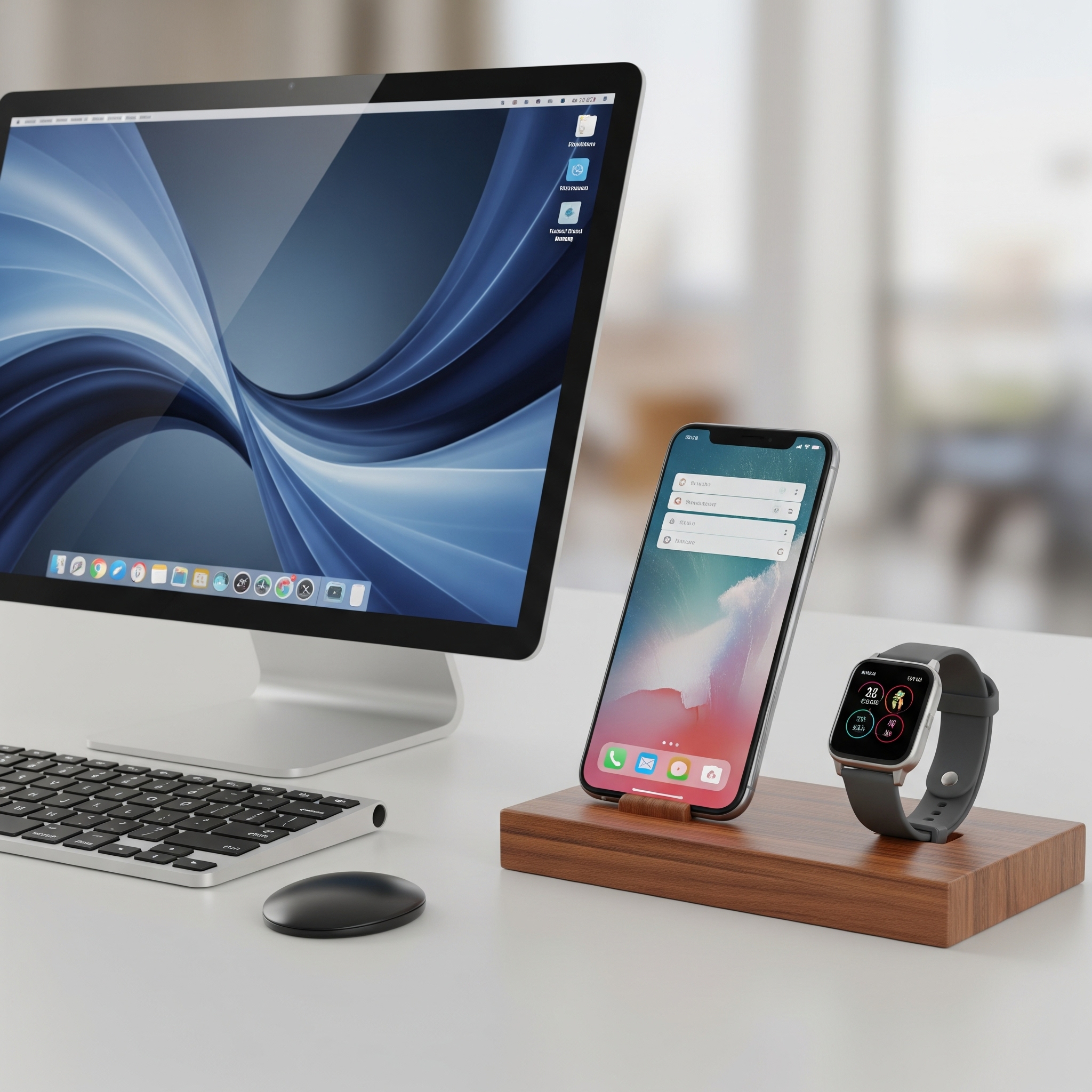 Présentoir de smartphones et ordinateurs reconditionnés à vendre